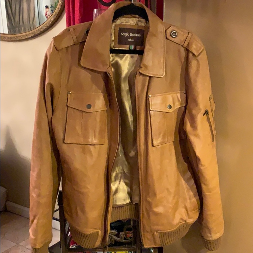 Italian leather jacket